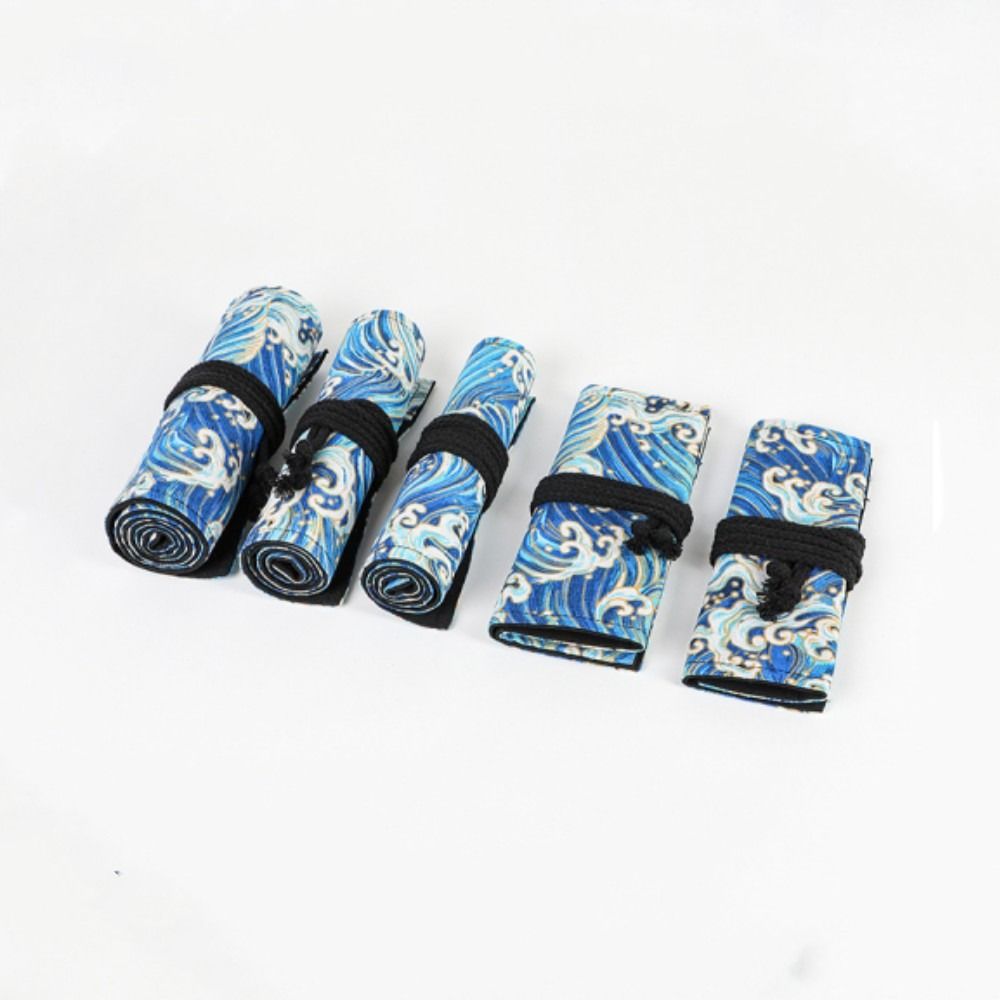 Pen Pouch Roll - 12/24/36/48/72 Holes Canvas Roll Up Pencil