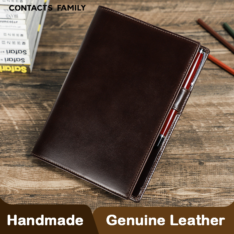 Office Stationery Supply Business - Genuine Leather Handmade A5 Laptop with
