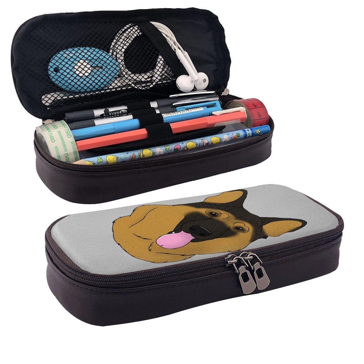 Tan Stationery & Office Supply - German Shepherd Dog - Black And