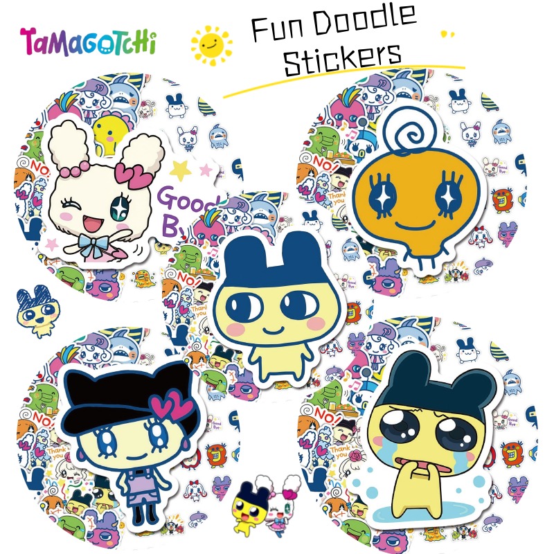 Memo Pad Sticky - New Bandai Tamagotchi Mametchi Fun Graffiti