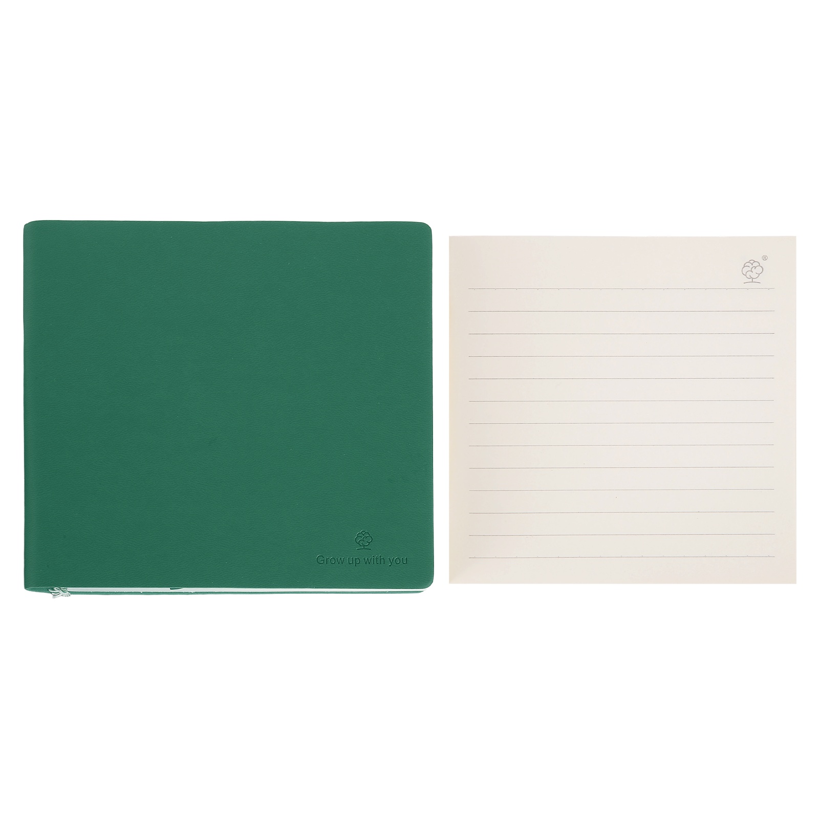 Journal Leather Hardcover - Square Hardcover Notebook 6