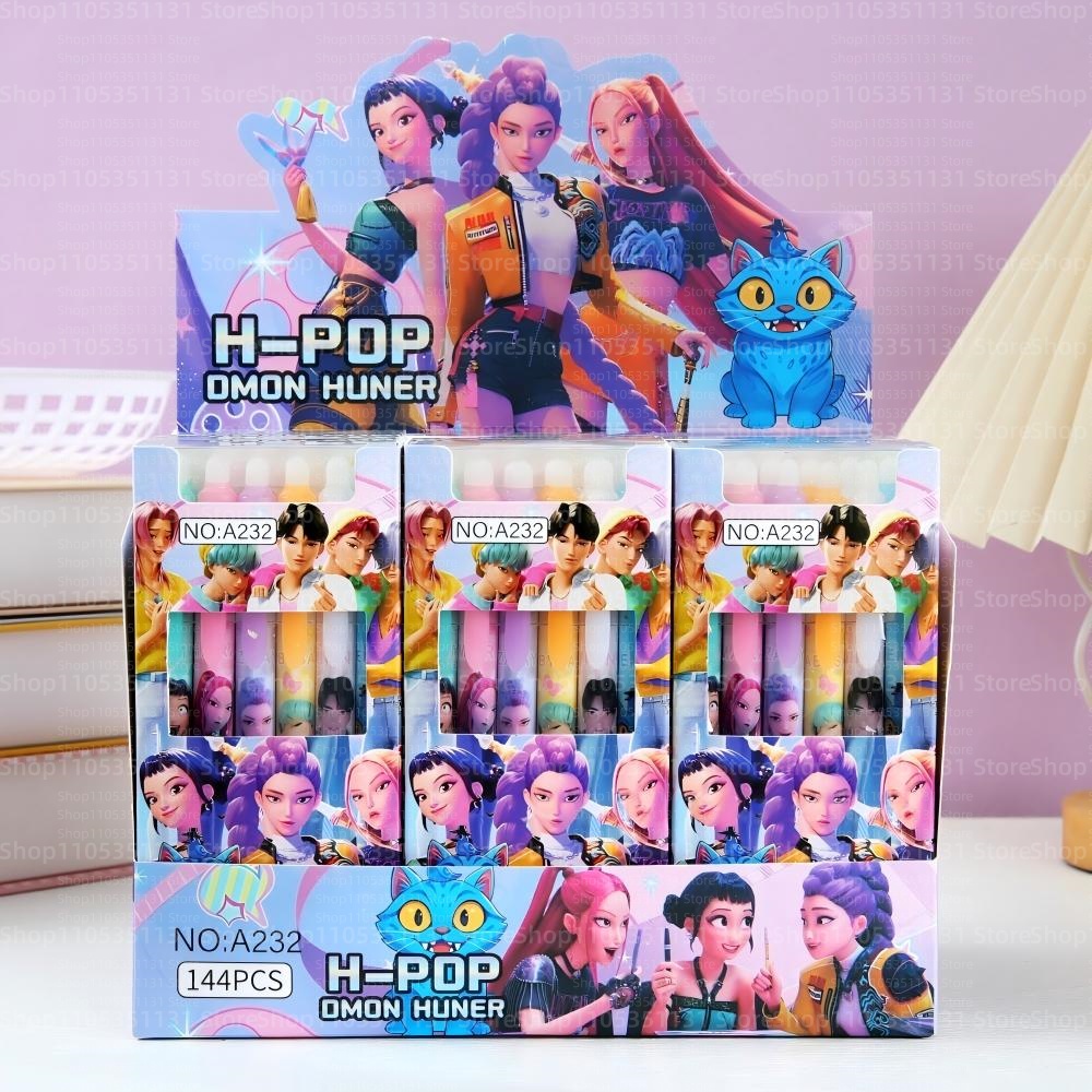 Gel Ink Pen Set - Anime Girl Group Erasable Pens Retractable