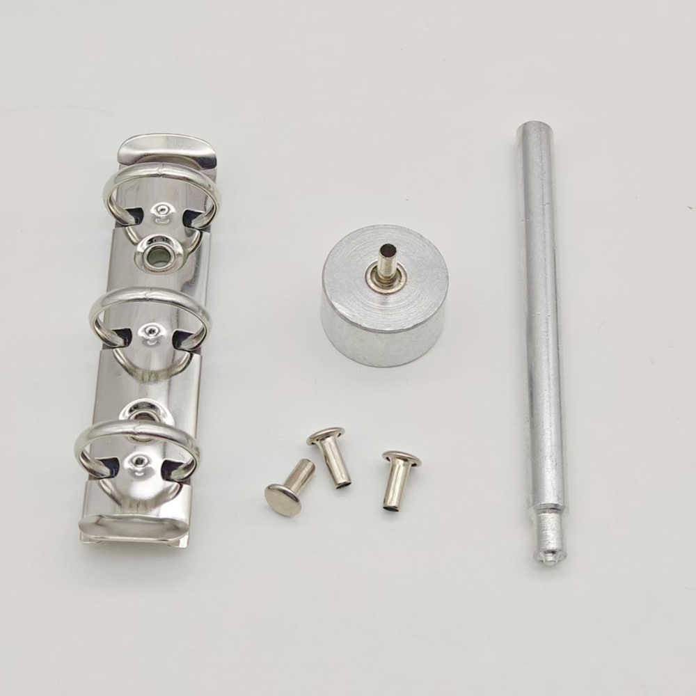 Binder Clip Assorted - 20pcs Colorful Metal Rivets for Loose-Leaf