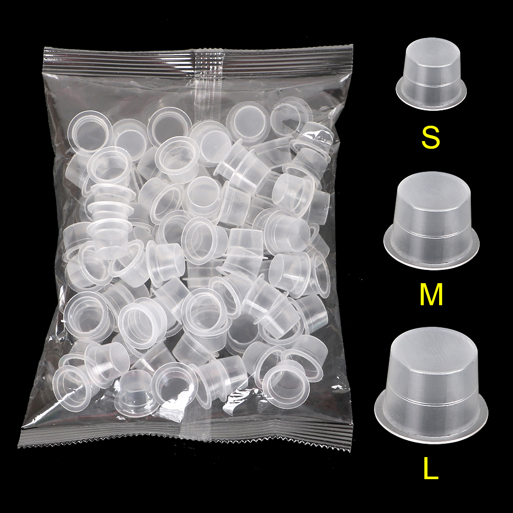 100pcs Tattoo Large Medium Sma - Calligraphy Ink Bottle ulasan dan harga