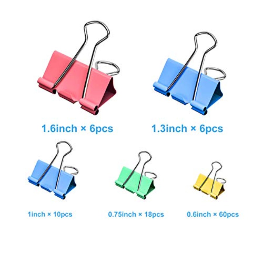 Binder Clips - Assorted Sizes  - Binder Clip Assorted ulasan dan harga
