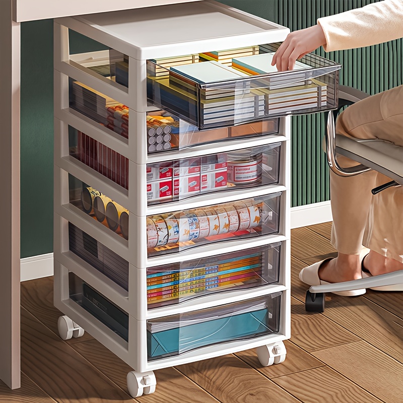 Multi-Layer Rolling Storage Ca - Stationery Office Supply Store ulasan dan harga