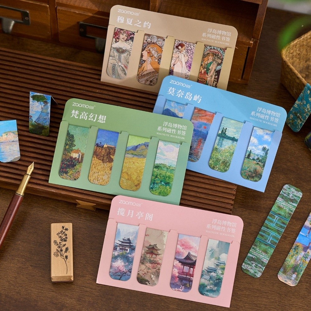 Retro Magnetic Bookmarks Set A - Paperclip Magnetic Set ulasan dan harga