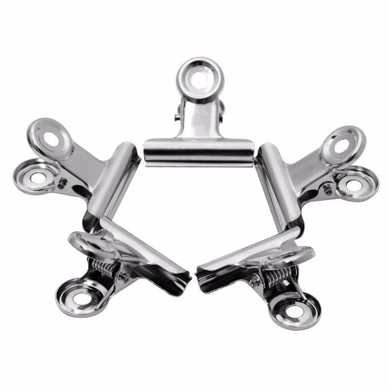 Affordable 10 Pcs Silver Tone  - Binder Clip Assorted ulasan dan harga