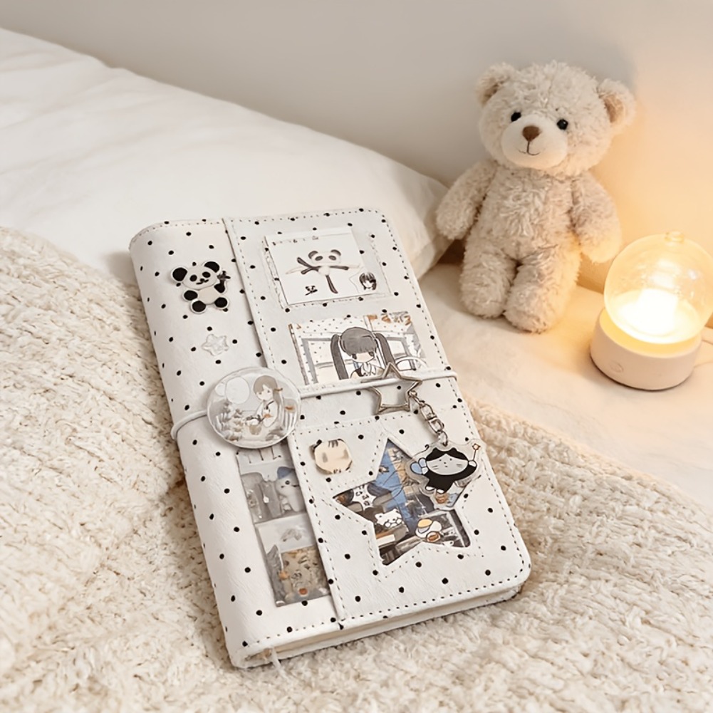 A6 Polka Dot Cloth Binder Note - Graph Paper Pad ulasan dan harga