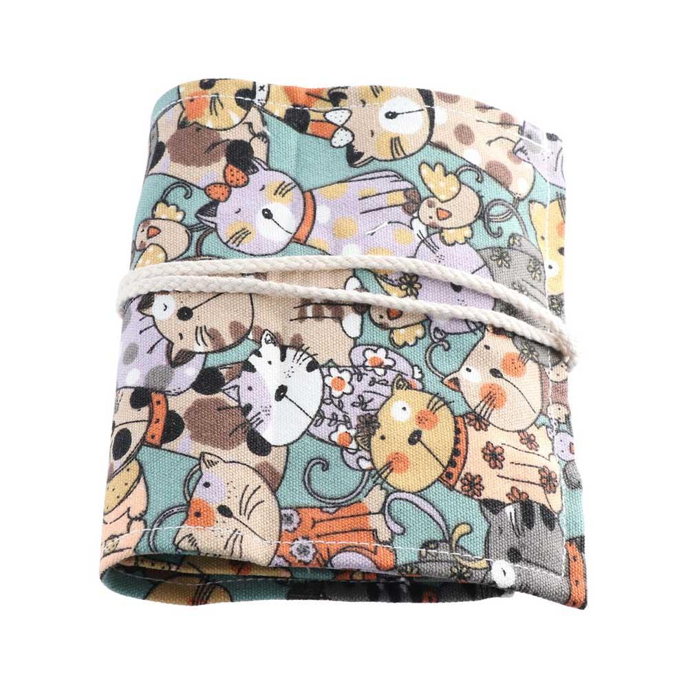Cartoon Boys Girls Roll School - Pen Pouch Roll ulasan dan harga