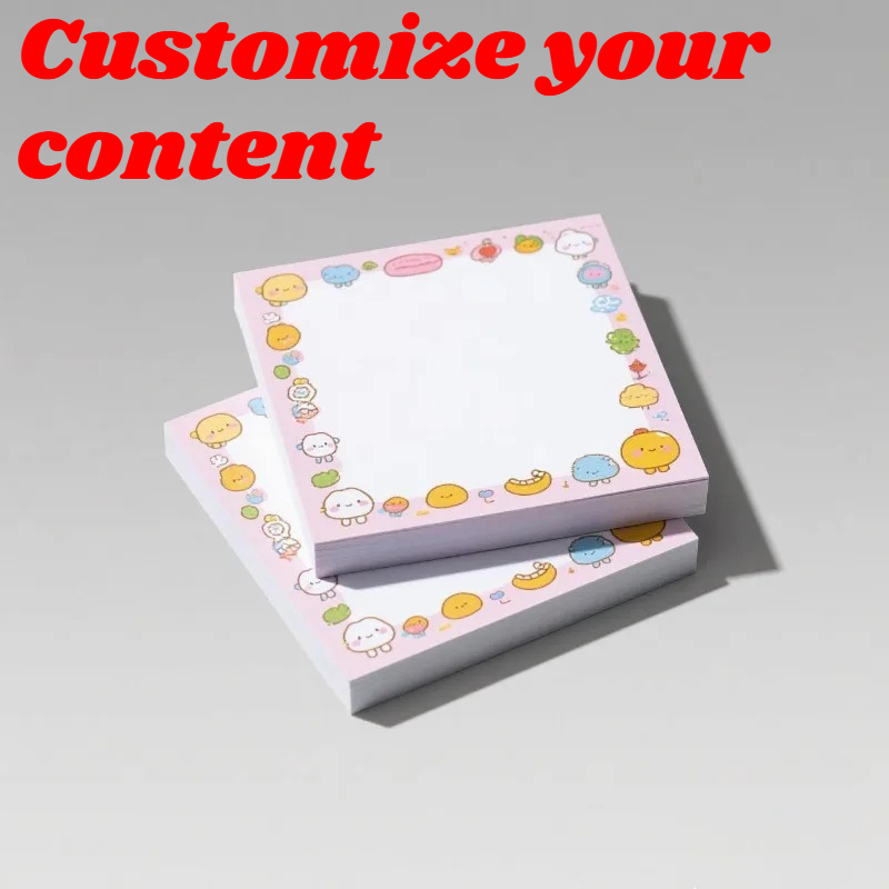 20pcs 7x7cm Custom Sticky Note - Memo Pad Sticky ulasan dan harga