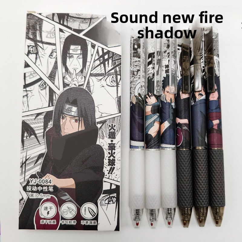 Anime Naruto Gel Pen Cute Cart - Gel Ink Pen Set ulasan dan harga