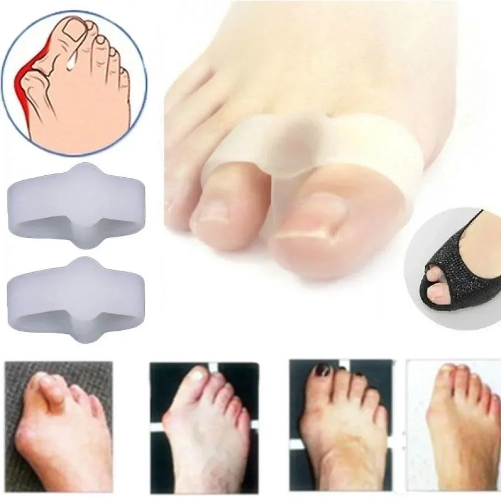 2 Holes Bunion Corrector Pain  - Correction Fluid White ulasan dan harga