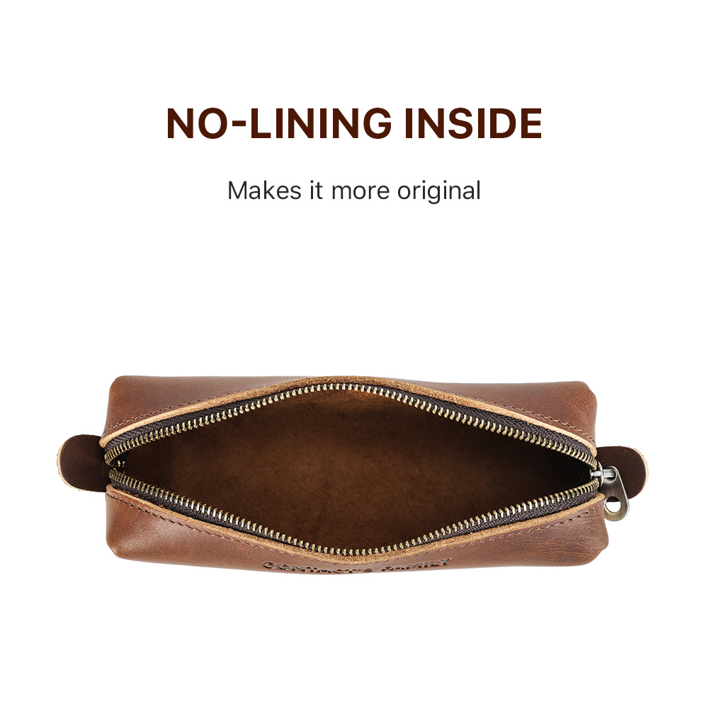 Retro Leather Pencil Case High - Office Stationery Supply Business ulasan dan harga