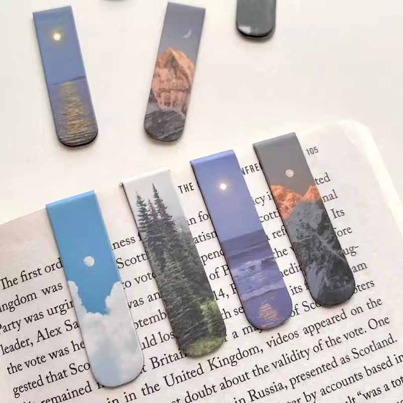 2Pcs/Set Magnetic Bookmarks Be - Paperclip Magnetic Set ulasan dan harga