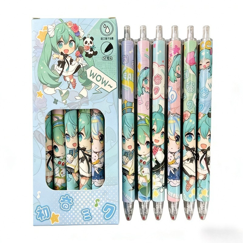 Hatsune Miku quick-drying gel  - Gel Ink Pen Set ulasan dan harga