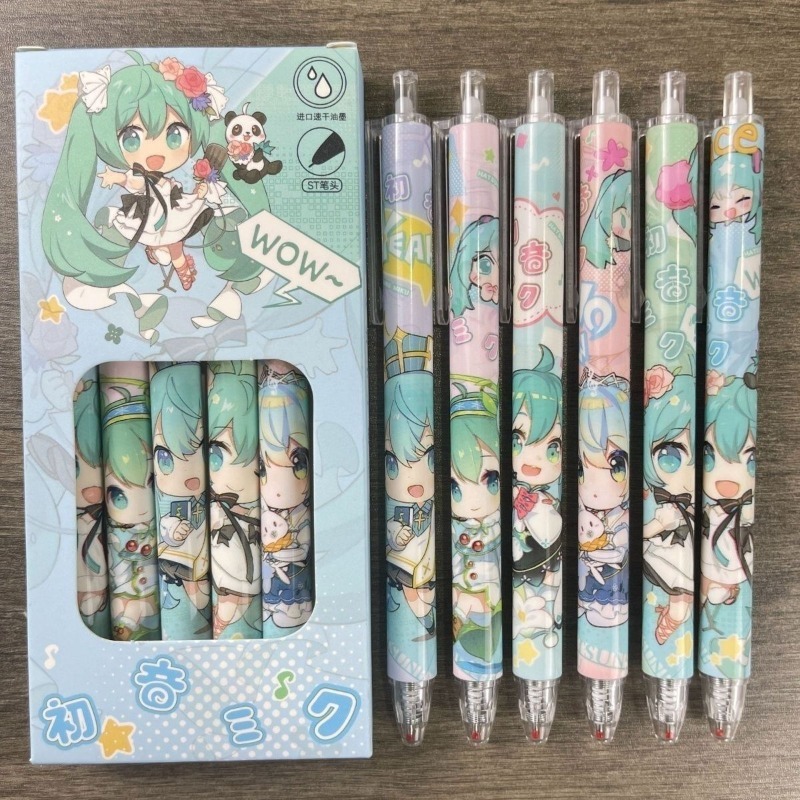Hatsune Miku quick-drying gel  - Gel Ink Pen Set ulasan dan harga