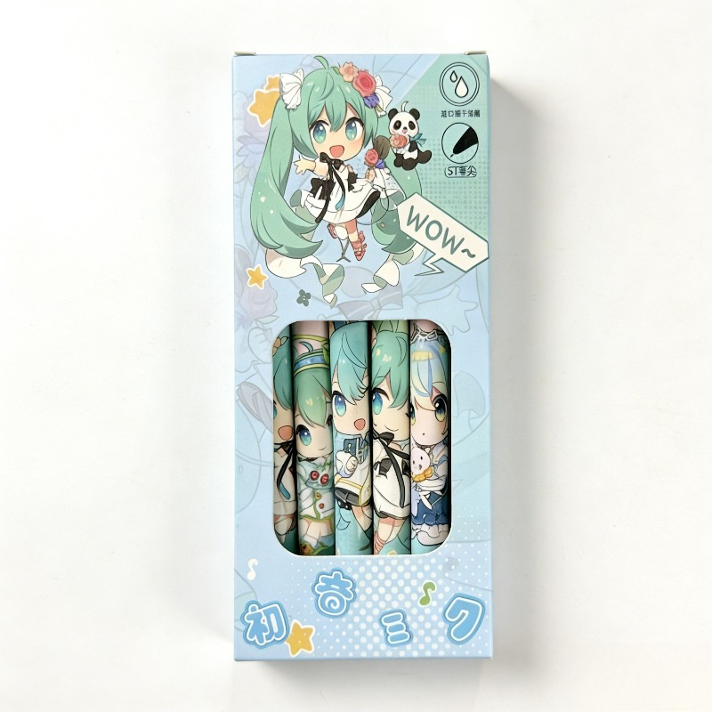 Hatsune Miku quick-drying gel  - Gel Ink Pen Set ulasan dan harga