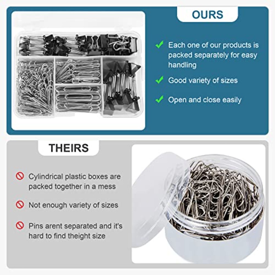 Assorted Size Binder Clips and - Binder Clip Assorted ulasan dan harga