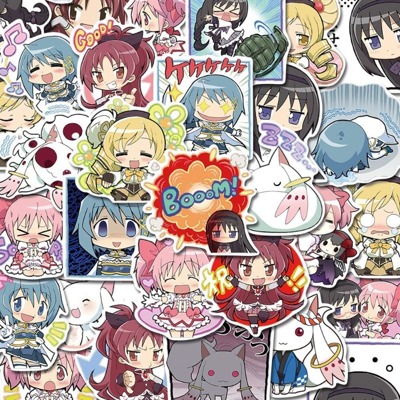 48 PCS Cartoon Puella Magi Mad - Memo Pad Sticky ulasan dan harga