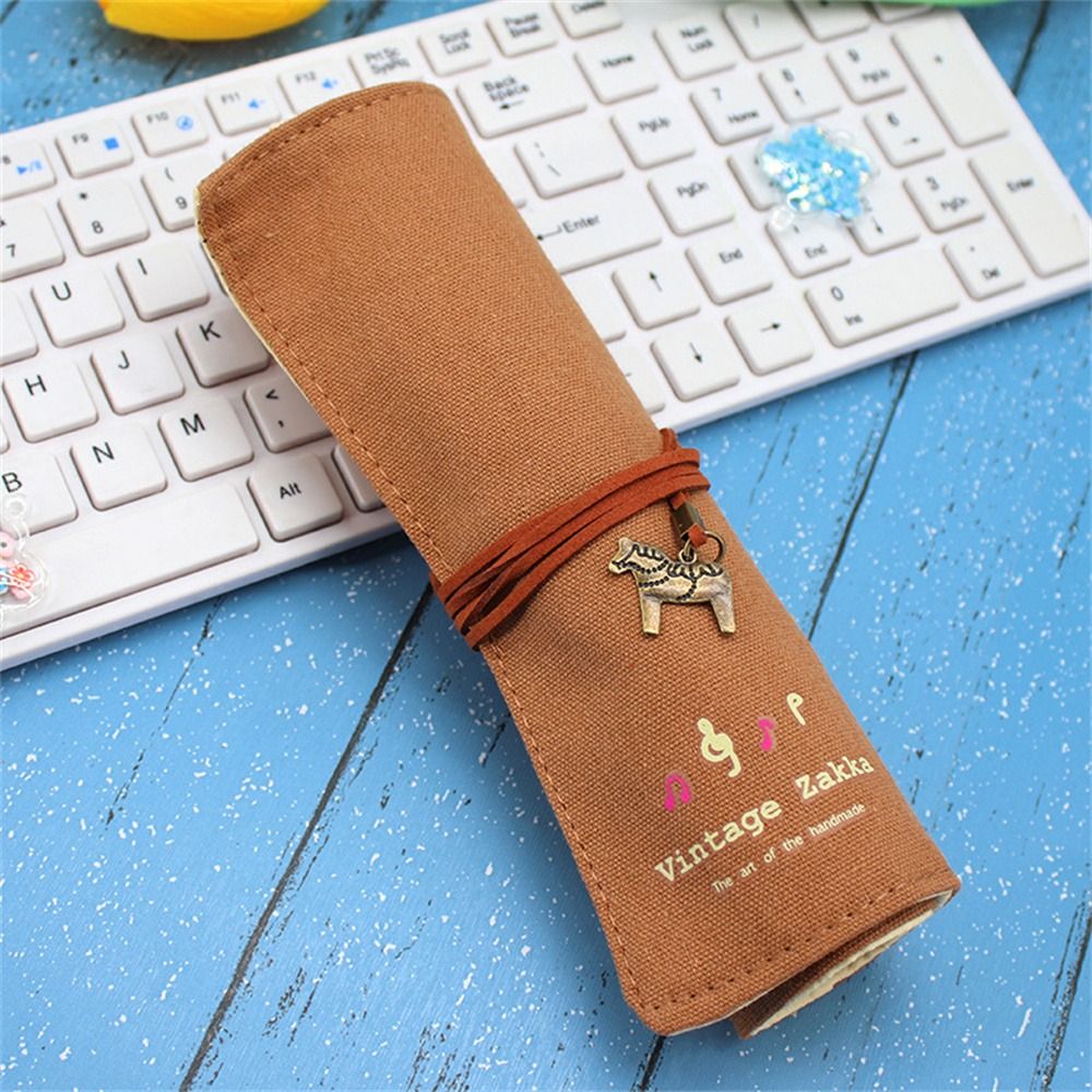 12 Holes Pencil Case Roller Pe - Pen Pouch Roll ulasan dan harga
