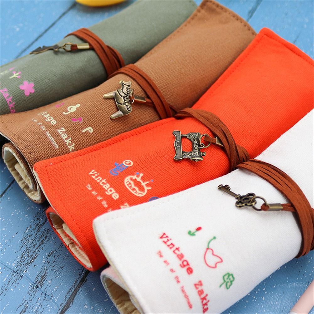 12 Holes Pencil Case Roller Pe - Pen Pouch Roll ulasan dan harga