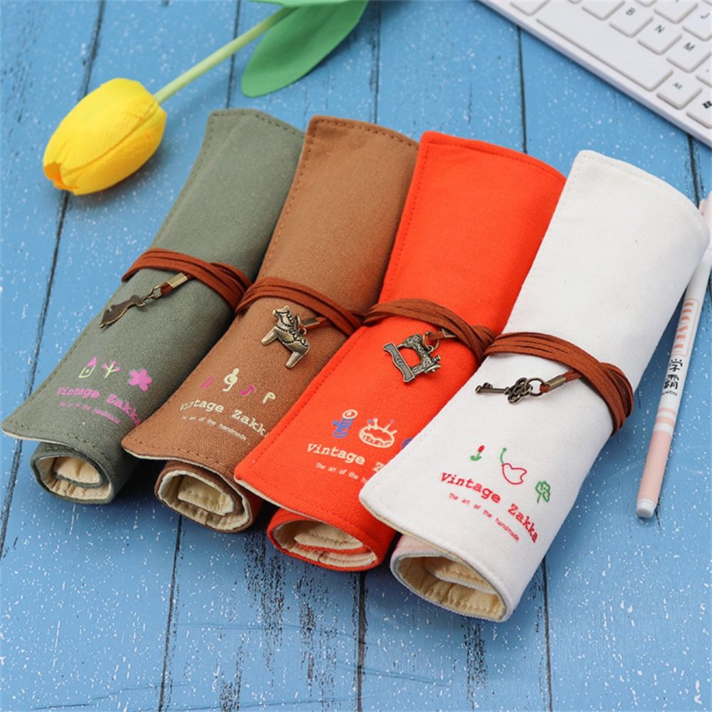 12 Holes Pencil Case Roller Pe - Pen Pouch Roll ulasan dan harga