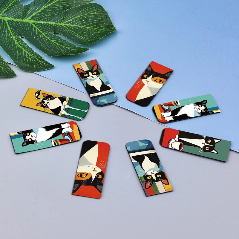 5PCS Simple And Fun Cat Magnet - Office Supply Office Stationery Items ulasan dan harga