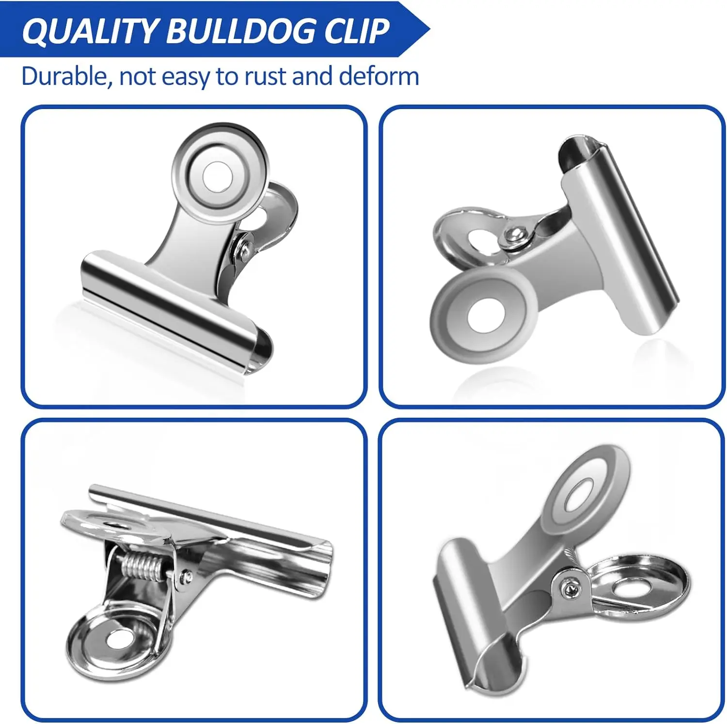 40/20PCS  Set Mini 21x23mm Met - Binder Clip Assorted ulasan dan harga