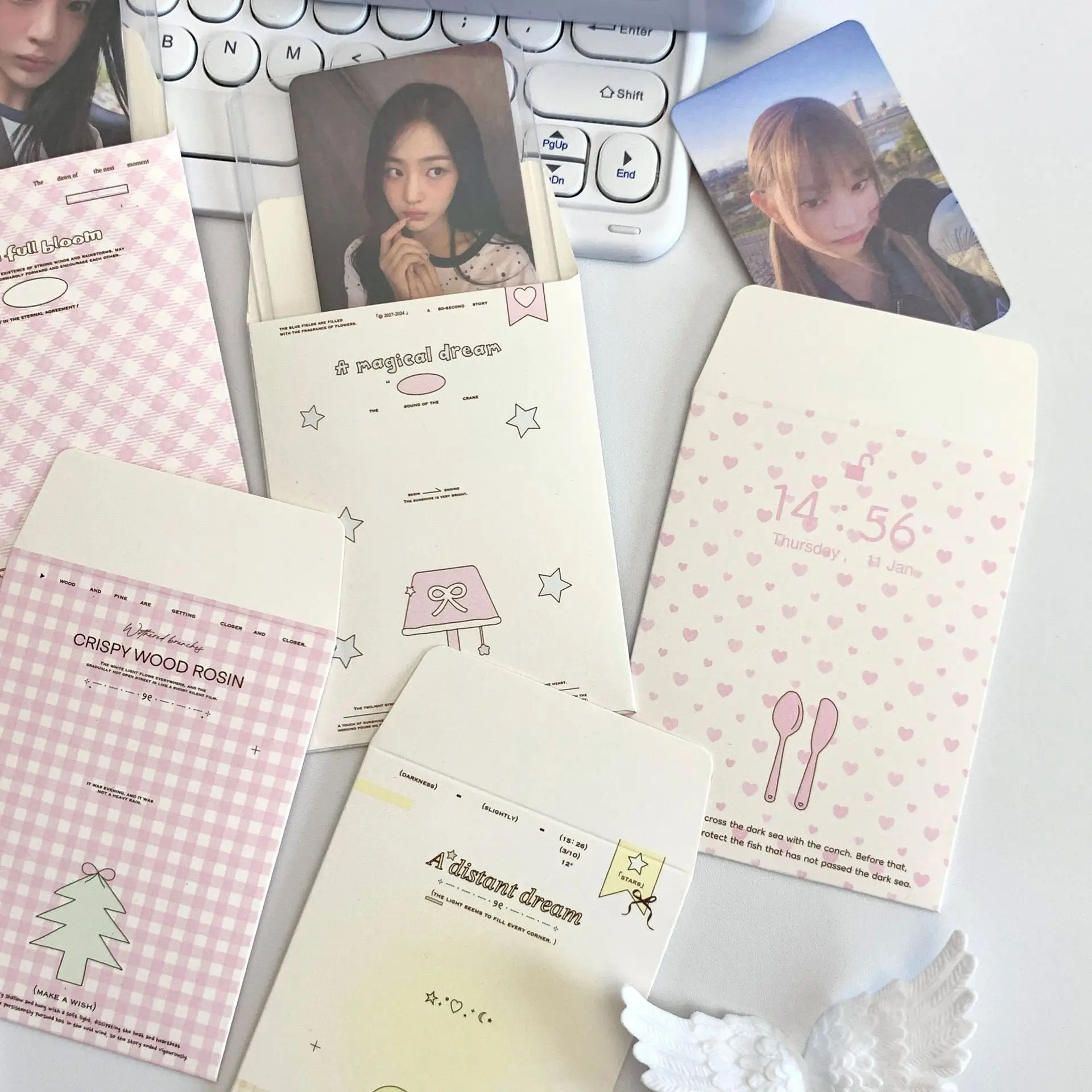 6pcs Card Sleeve Envelope Bag  - Letter Envelope Kraft ulasan dan harga