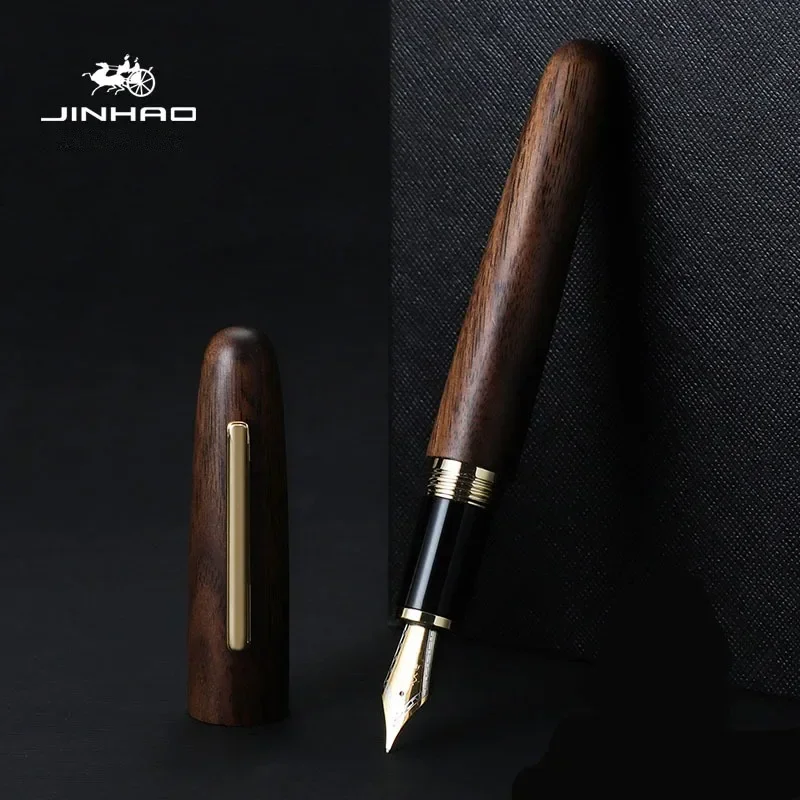 Jinhao 9056 Natural Wood Handm - Office Stationery Supply Business ulasan dan harga