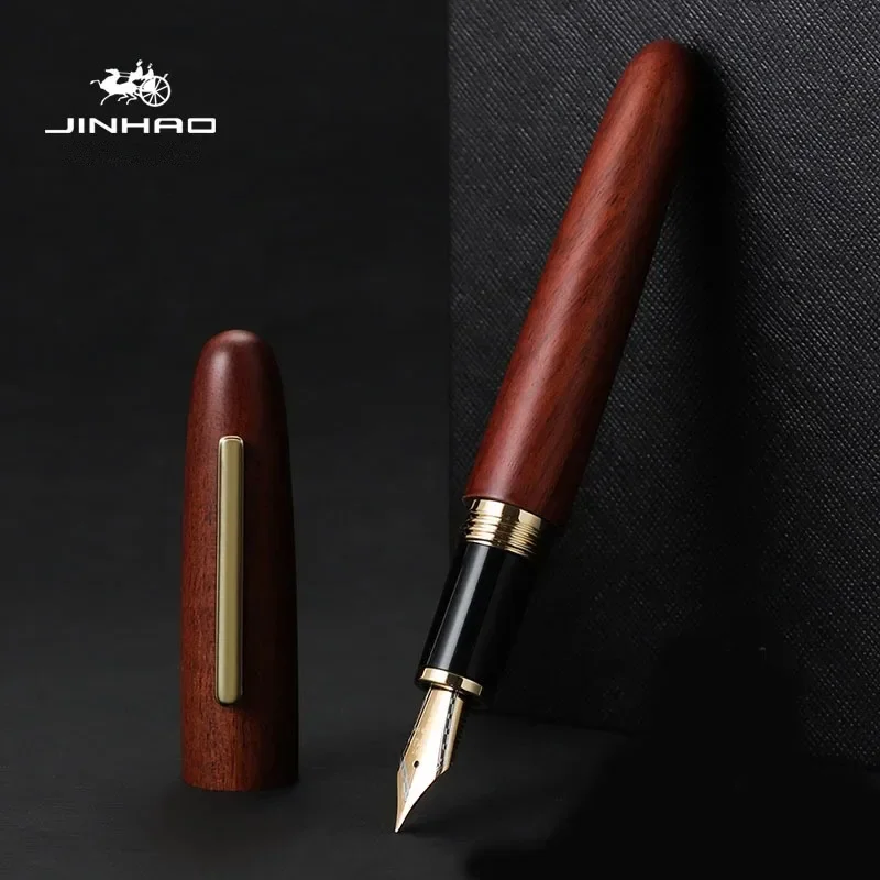 Jinhao 9056 Natural Wood Handm - Office Stationery Supply Business ulasan dan harga