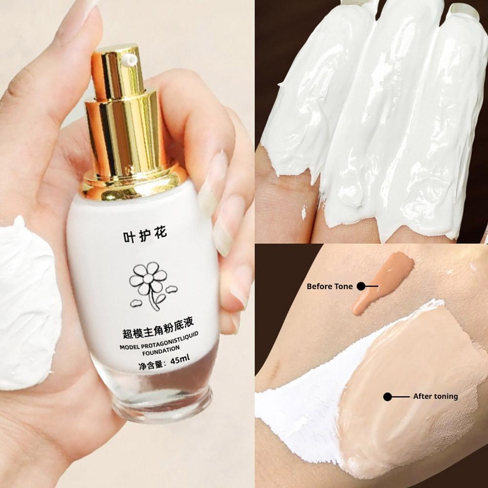 White liquid foundation Long-L - Correction Fluid White ulasan dan harga