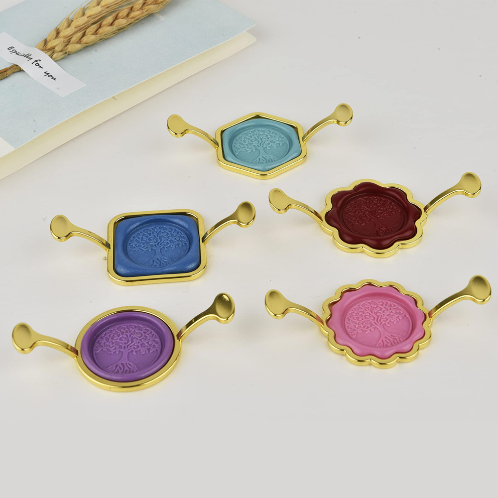 5-Pack Hexagon Square Metal Wa - Wax Seal Stamp Kit ulasan dan harga