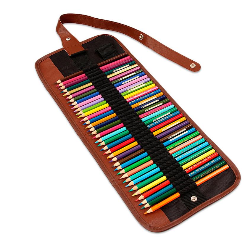 1 Pcs 36/48 Holes Wrap Roll Up - Pen Pouch Roll ulasan dan harga