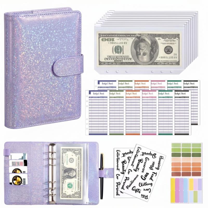 A6 PU Leather Budget Binder Ca - Planner Weekly Budget ulasan dan harga