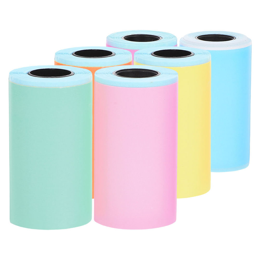 6 Rolls Mini Thermal Printer P - Sticker Label Roll ulasan dan harga