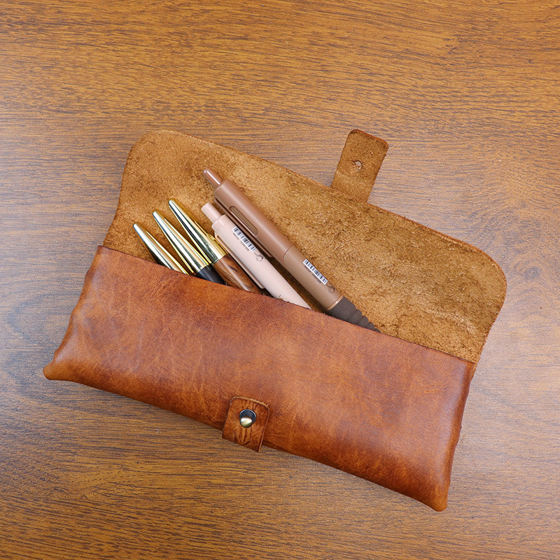 Vintage Vegetable-tanned Leath - Tan Stationery & Office Supply ulasan dan harga