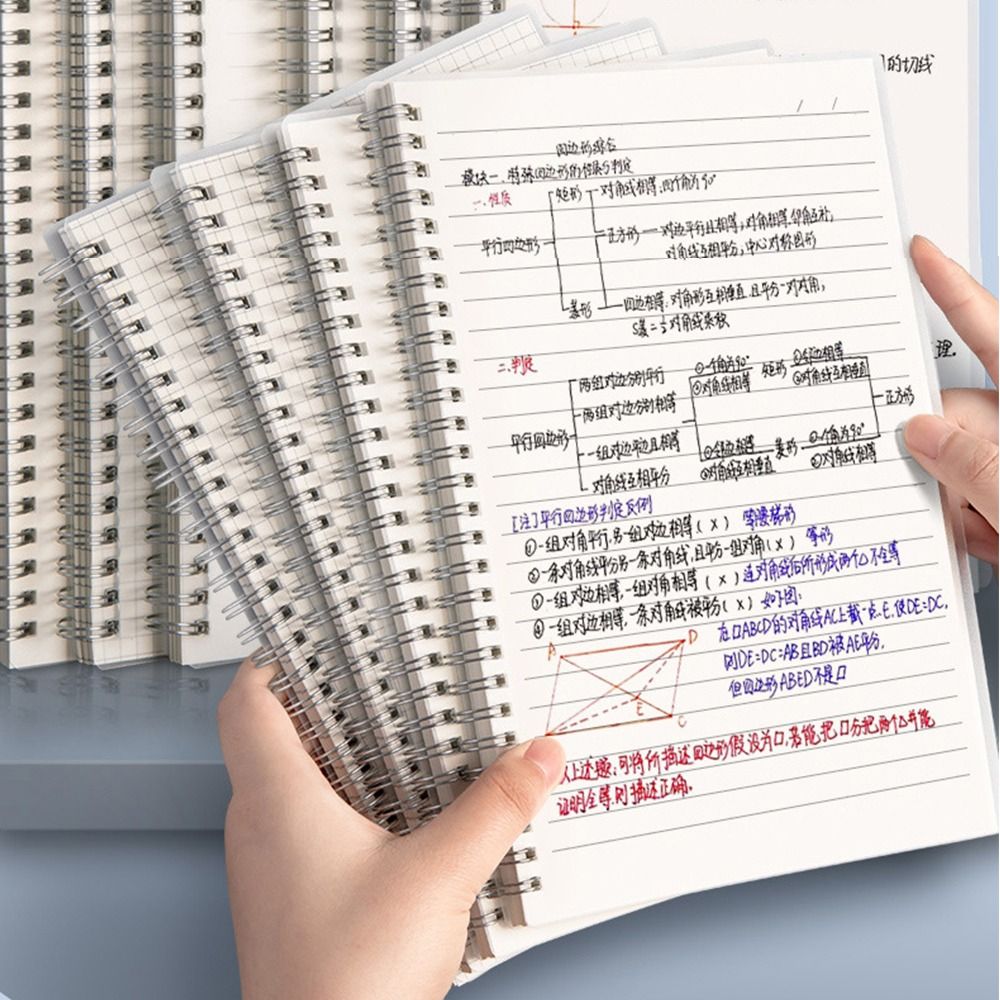 A4/A5/A6/B5 Coil Notebook Grid - Graph Paper Pad ulasan dan harga