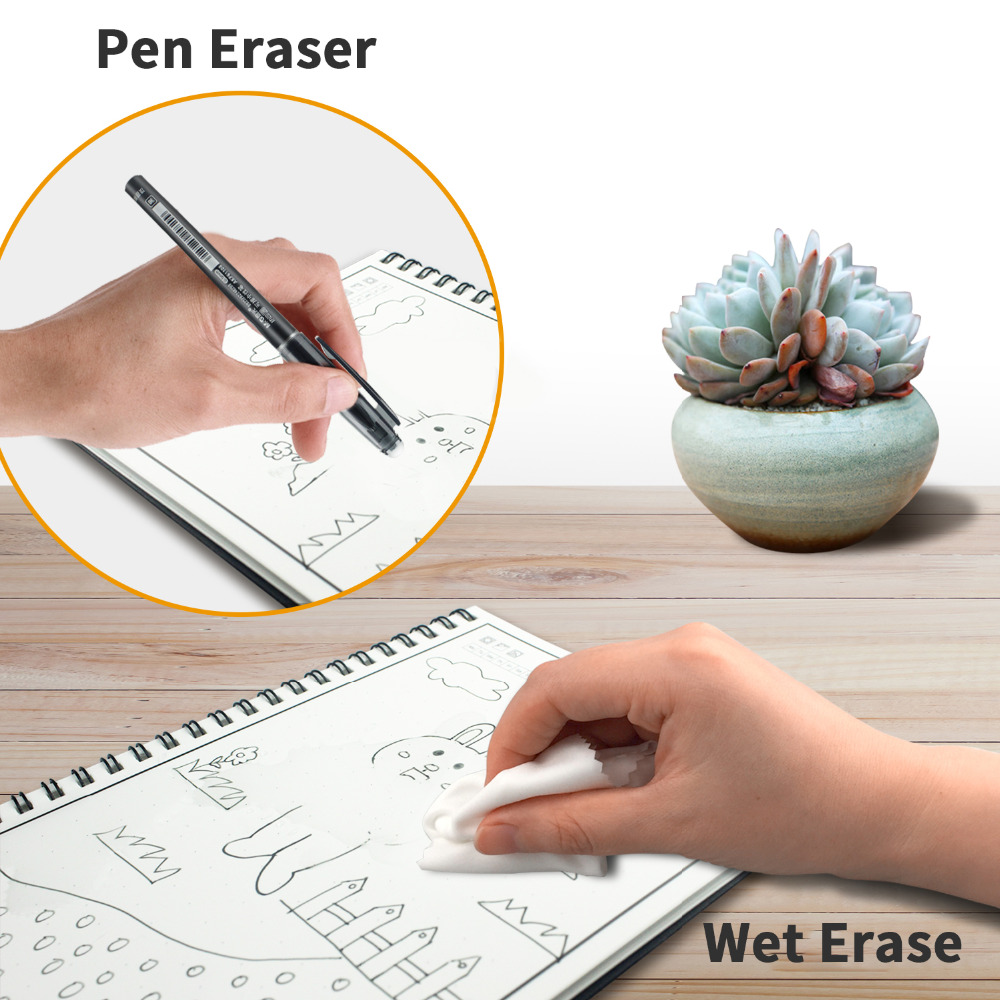 A6 Size Smart Reusable Erasabl - Graph Paper Pad ulasan dan harga