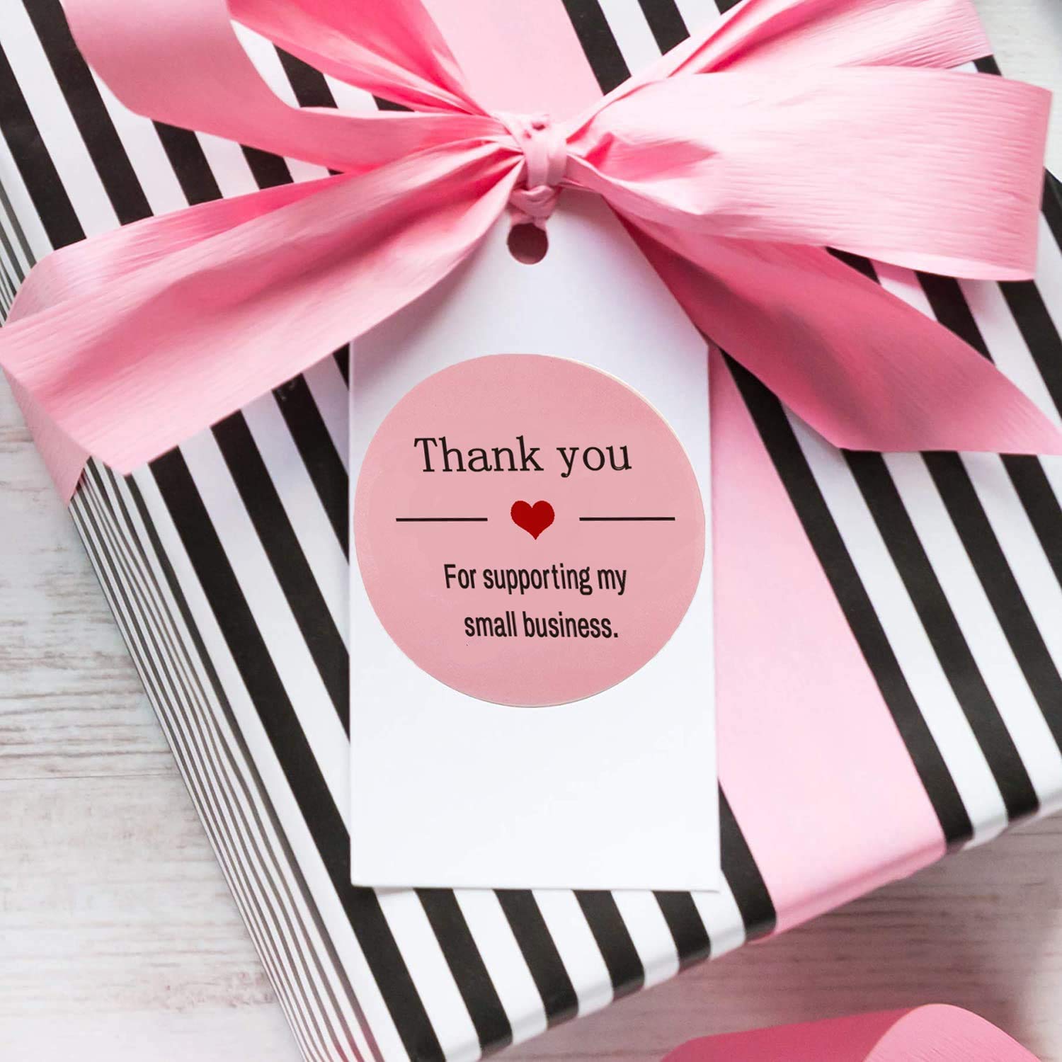 Thank You for Supporting My Sm - Sticker Label Roll ulasan dan harga