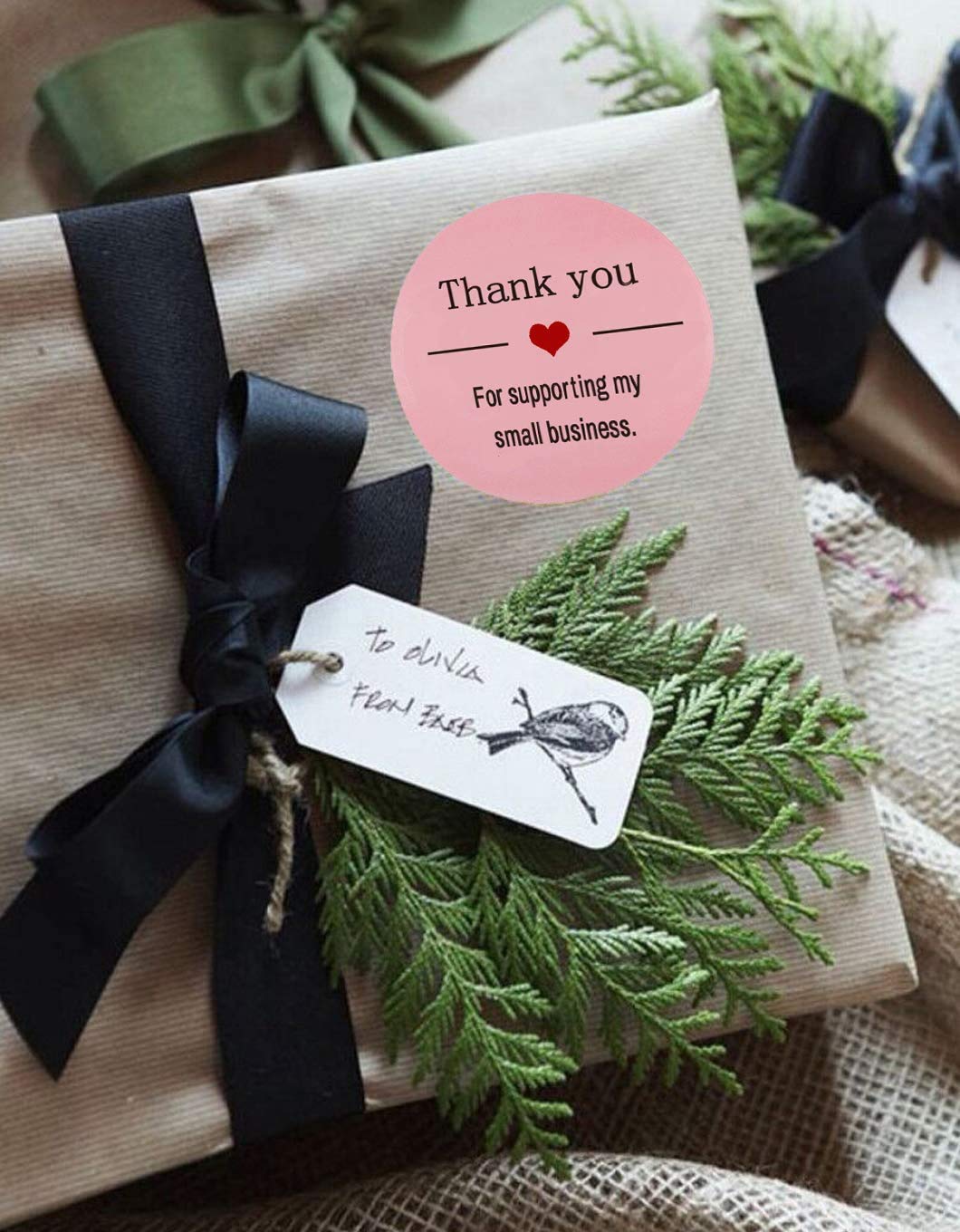 Thank You for Supporting My Sm - Sticker Label Roll ulasan dan harga