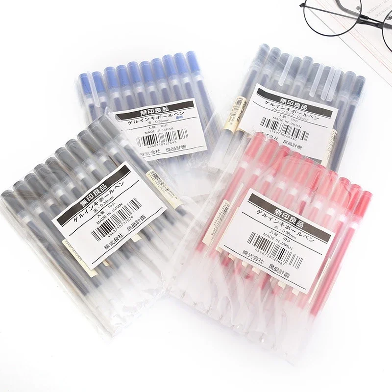 10-30Pcs/Set 0.38/0.5mm Gel pe - Office Stationery Supply Business ulasan dan harga