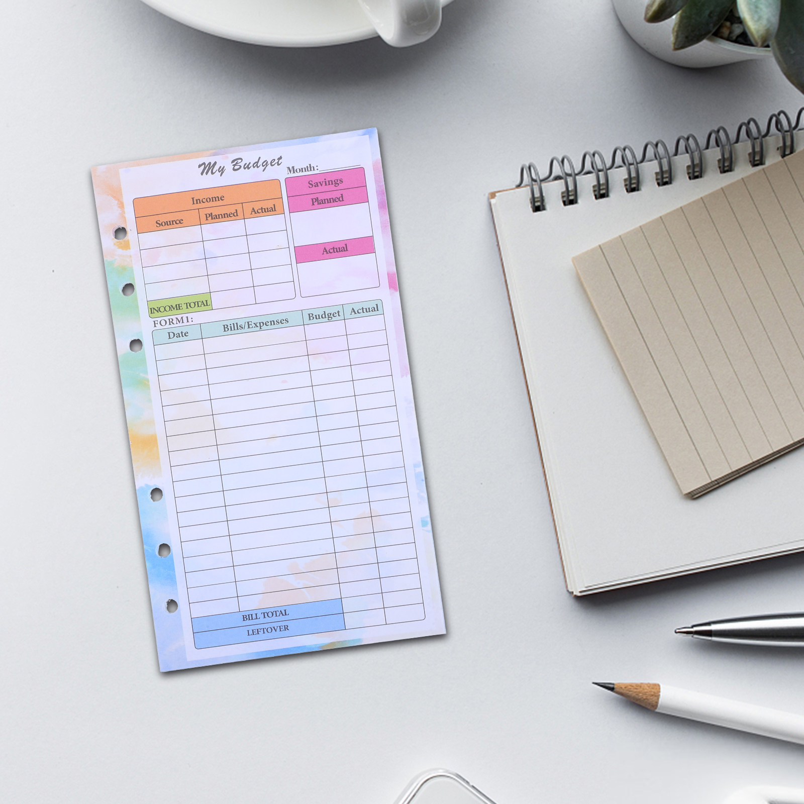 14 Sheets A6 Budget Planner Re - Planner Weekly Budget ulasan dan harga