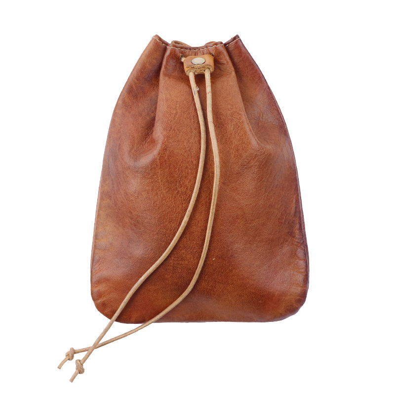 Handmade Retro Style Cowhide M - Tan Stationery & Office Supply ulasan dan harga