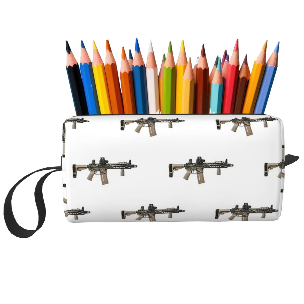 AR-15 Tan Camo Gun White Penci - Tan Stationery & Office Supply ulasan dan harga