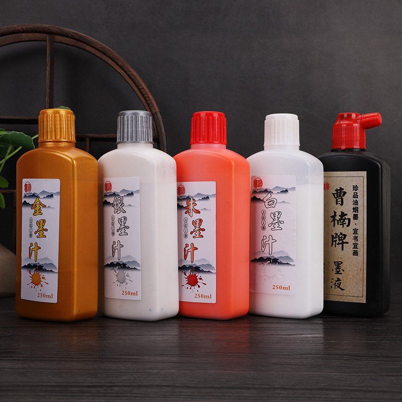 100ml/250ml Black/Red/White/Si - Calligraphy Ink Bottle ulasan dan harga
