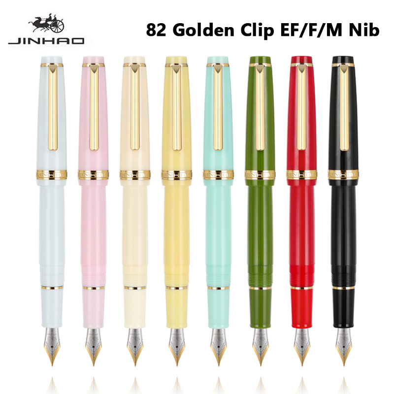 Jinhao 82 Fountain Pen Golden  - Office Stationery Supply Business ulasan dan harga