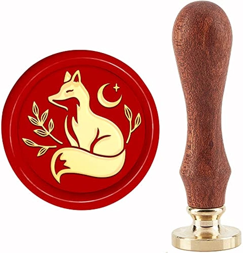 1PC Fox Moon Wax Seal Stamps R - Wax Seal Stamp Kit ulasan dan harga