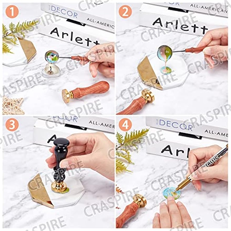 1PC Fox Moon Wax Seal Stamps R - Wax Seal Stamp Kit ulasan dan harga